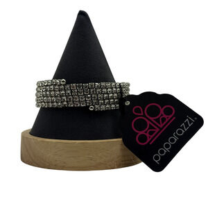 Paparazzi Clear Stones Wrap Around Bracelet